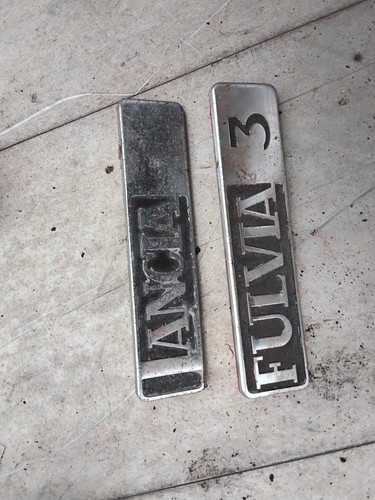 Lancia fulvia front and - front,