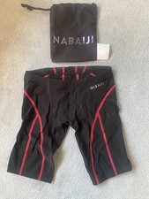 Decathlon Nabaiji Black Competition Jammer Size 32 FINA Approved New (READ DESC)