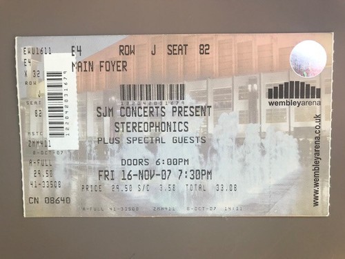 Stereophonics wembley - stereophonics,