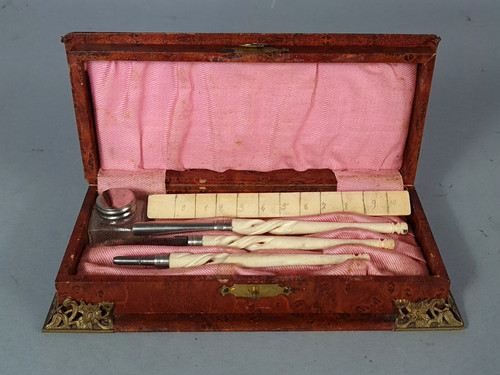Antique writing box complete - writing,