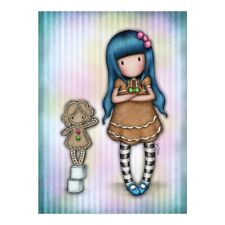 Brand New Santoro Blank Card Gorjuss Collection - Gingerbread Girl