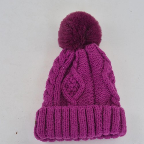 Fat face bobble hat purple - fat,