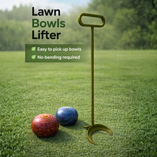 Olive green bowls lifter - bowls,