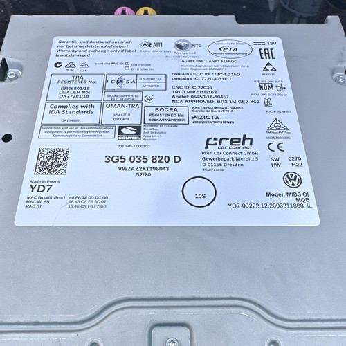 3g5 035 820 - 3g5,