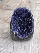 Amethyst cluster large flat - amethyst,