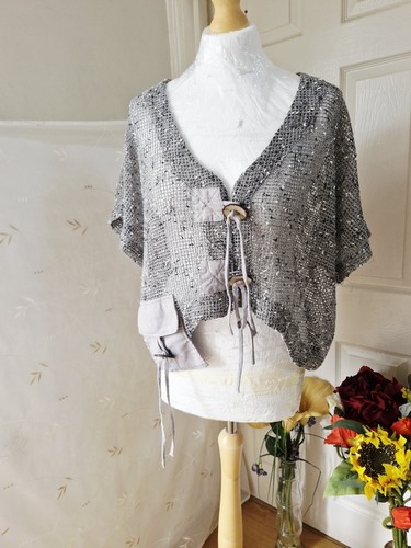 Neslay grey open knit - grey, open‑knit