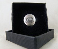 Steiff pewter pinback with - steiff,