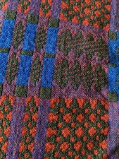 Antique Welsh Tapestry Blanket