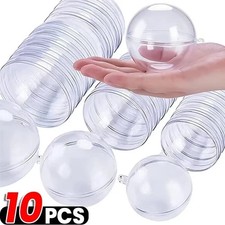 Clear plastic balls christmas - balls,
