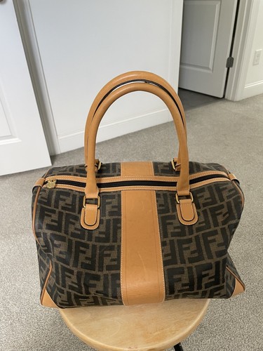 Vintage fendi zucca boston - vintage,