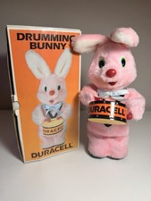 Vintage Duracell Drumming Bunny, 14" With Original Box Untested