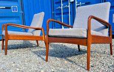 2 Armchairs Greaves & Thomas Vintage Retro Mid Century Afromosia FREE DELIVERY?