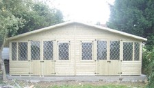 20x10 summer house Log lap T&G