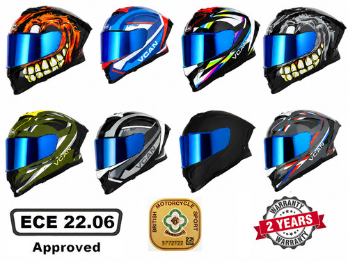 Vcan h162 motorbike helmet - vcan,