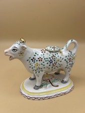 Staffordshire pottery cow creamer, late 19th century