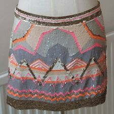 ***GORGEOUS*** ALL SAINTS CHAN SEQUIN EMBELLISHED SKIRT UK 8, US 4, EU 36