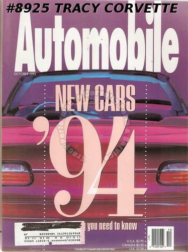October 1993 automobile camaro - automobile,