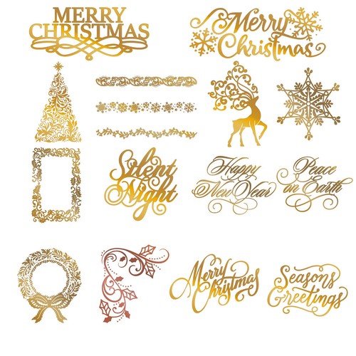 Christmas metal emboss dies - metal,
