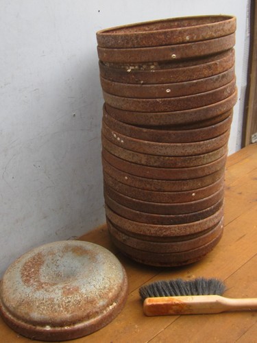 Old rusty farm galvanized - old,