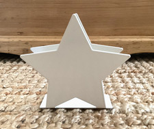 Ikea White Enamel Metal Star