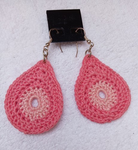 Handmade crochet cotton pink - cotton,