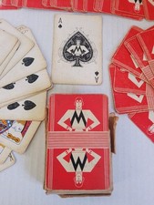 Rare G Marconi Radio Playing Cards 1930s Art Deco Full Deck Marconi Men Notts