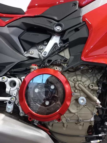 Motorcycle clear clutch cover - clear,
