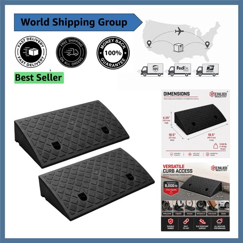 Portable 2pcs curb ramps - curb,