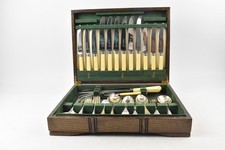 Vintage Winegartens Cutlery Set With Case Stainless Steel X47 Pieces