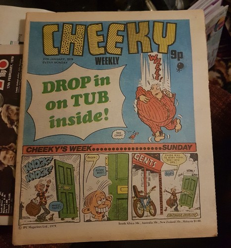Cheeky comic 27th jan - comic,