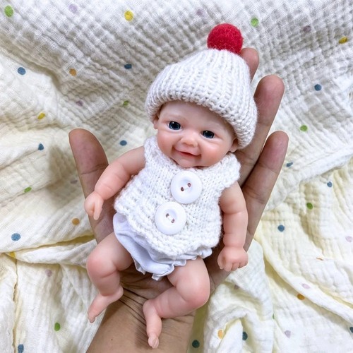 Newborn silicone baby doll - 6",