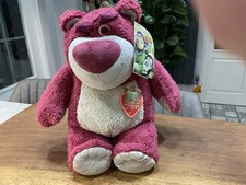 Disney-Pixar Toy Story 3 Lotso Huggin Bear 14” Plush Strawberry Scented VGC