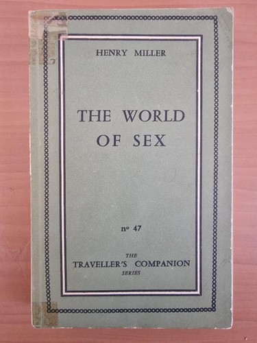 The world sex henry miller - of,