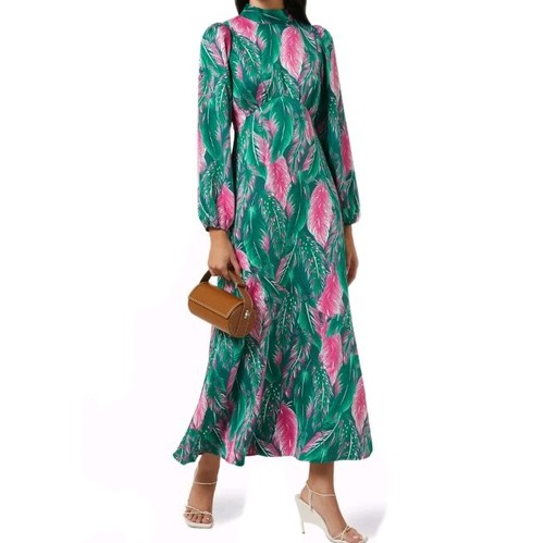 Yas yasfia feather print - yasfia, midi