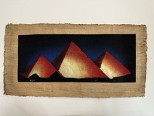 Hand Painted Egyptian Papyrus
