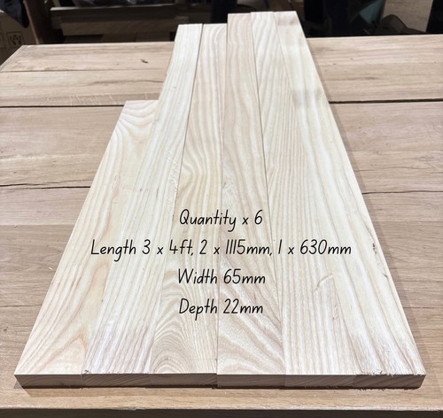 Planed ash offcuts craft - planed,