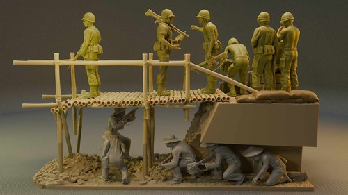 Vietnam war viet cong - vietnam, ambush-