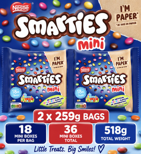 Nestle smarties minis - minis, 18