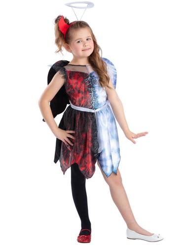 Kids half angel - half, costume