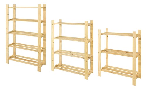 Solid wood wooden bookcase - wooden,