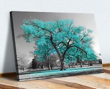 Large Tree Teal Turquoise