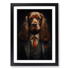 Cocker Spaniel in a Suit