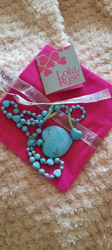 Lola rose turquoise heart - rose,