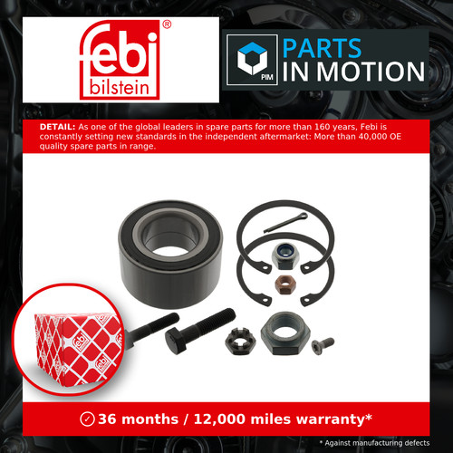 Wheel bearing kit fits golf - fits, vw