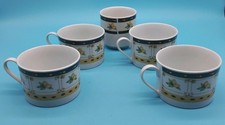 Royal Norfolk Lemon Botanical Tea Coffee Mugs plus free sugar bowl - Ceramic