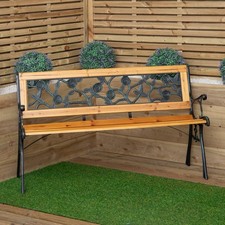 2 Seater Outdoor Wooden Cast