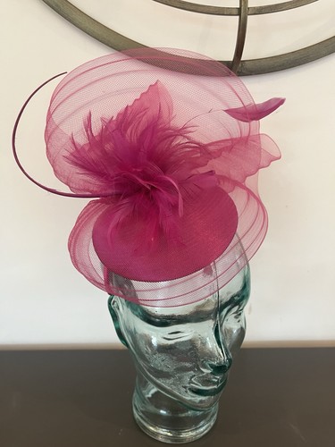 Fuchsia pink pillbox