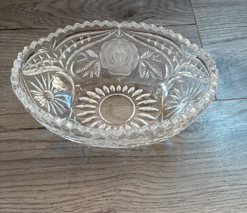 Vintage clear oval - clear, shaped