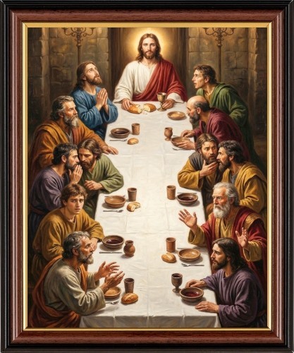 The last supper jesus - last,