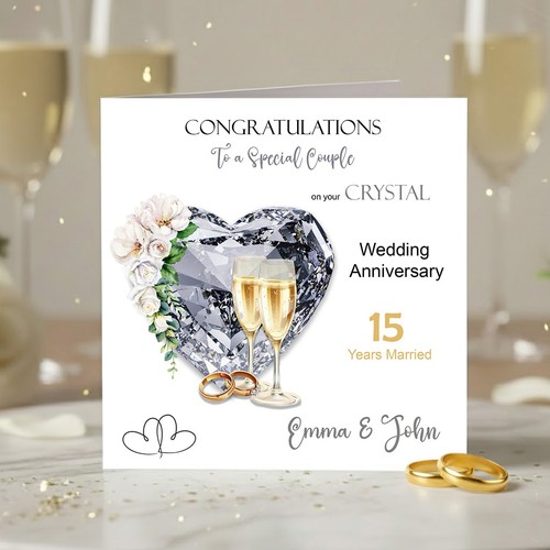 Personalised 15th crystal - personalised,